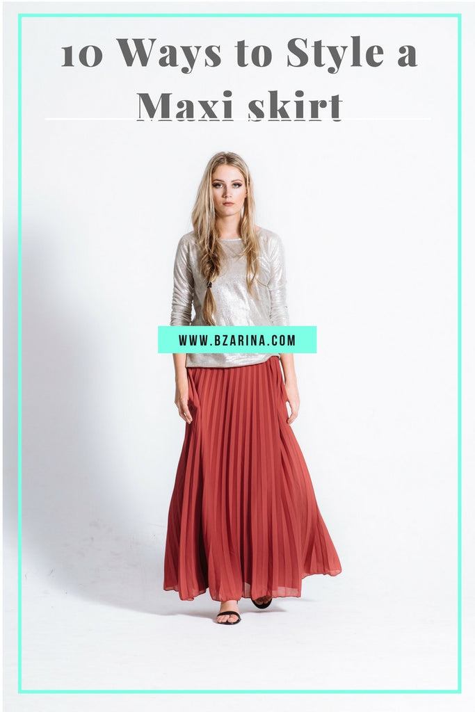 10 Modest Ways to Style a Maxi Skirt