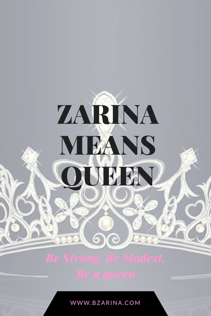 Who was B. Zarina and what does it Mean?