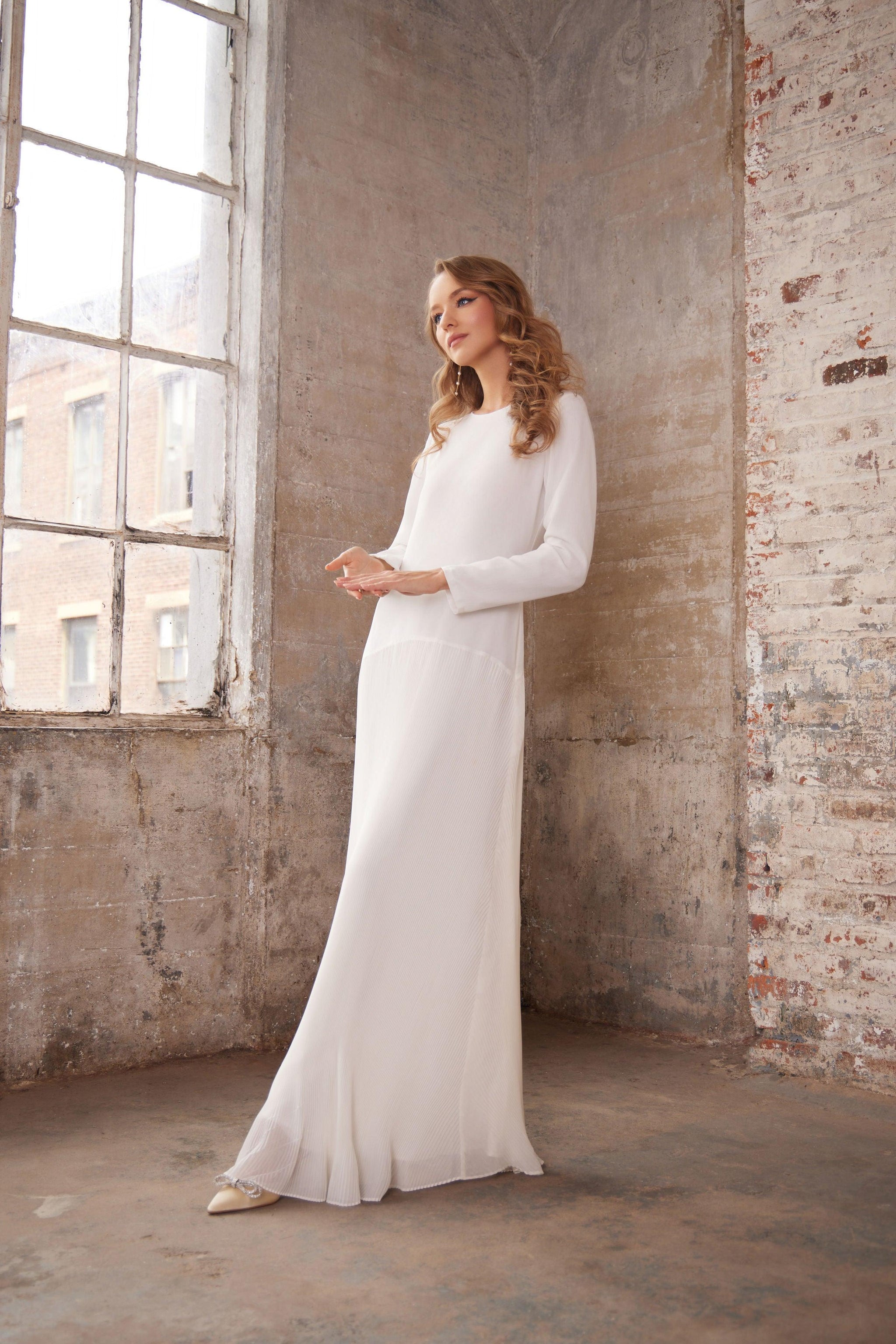 Zara Drop Waist Maxi Dress-White bzarina Zara Drop Waist Maxi Dress-White bzarina