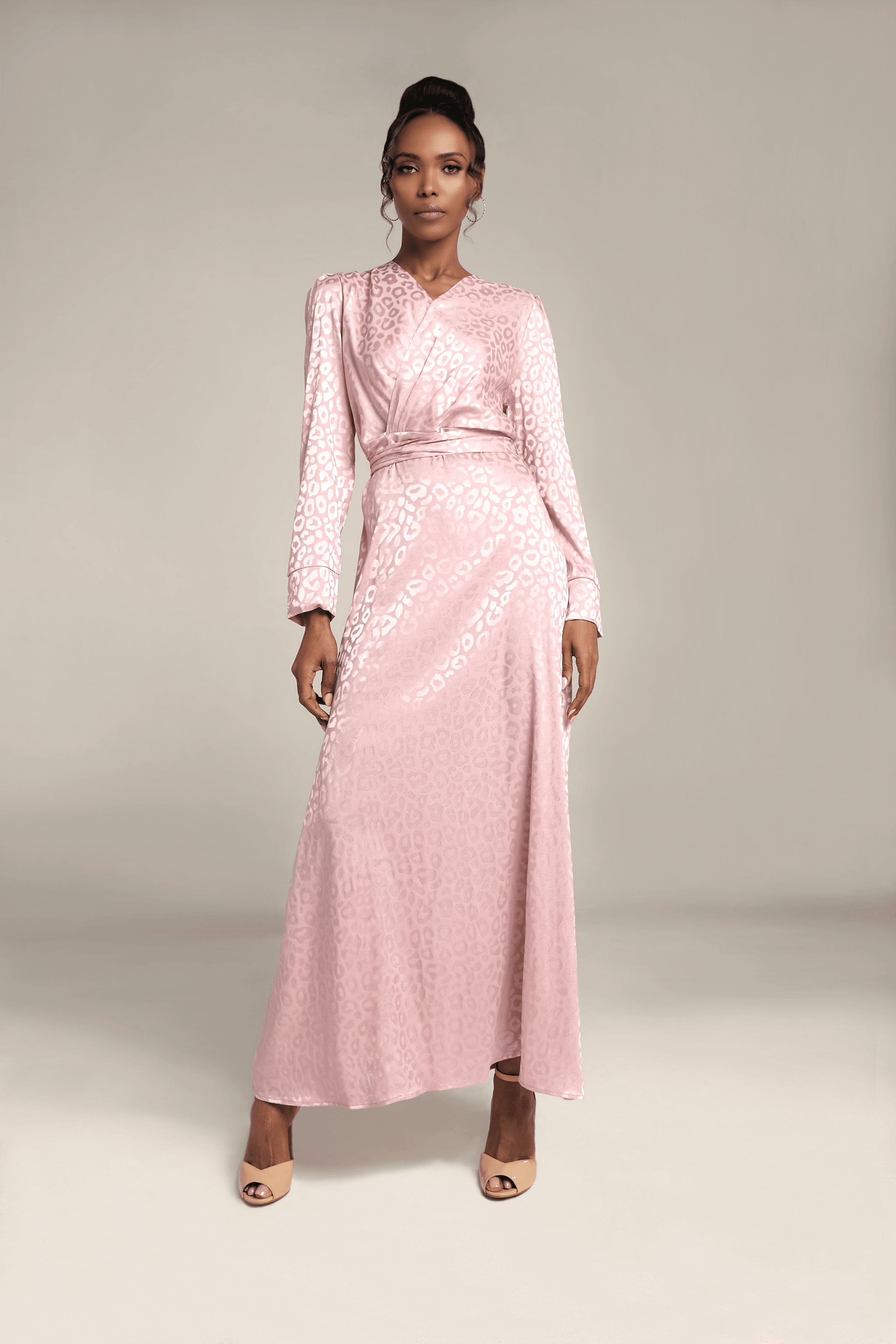 Here To Stand Out Satin Maxi Dress M